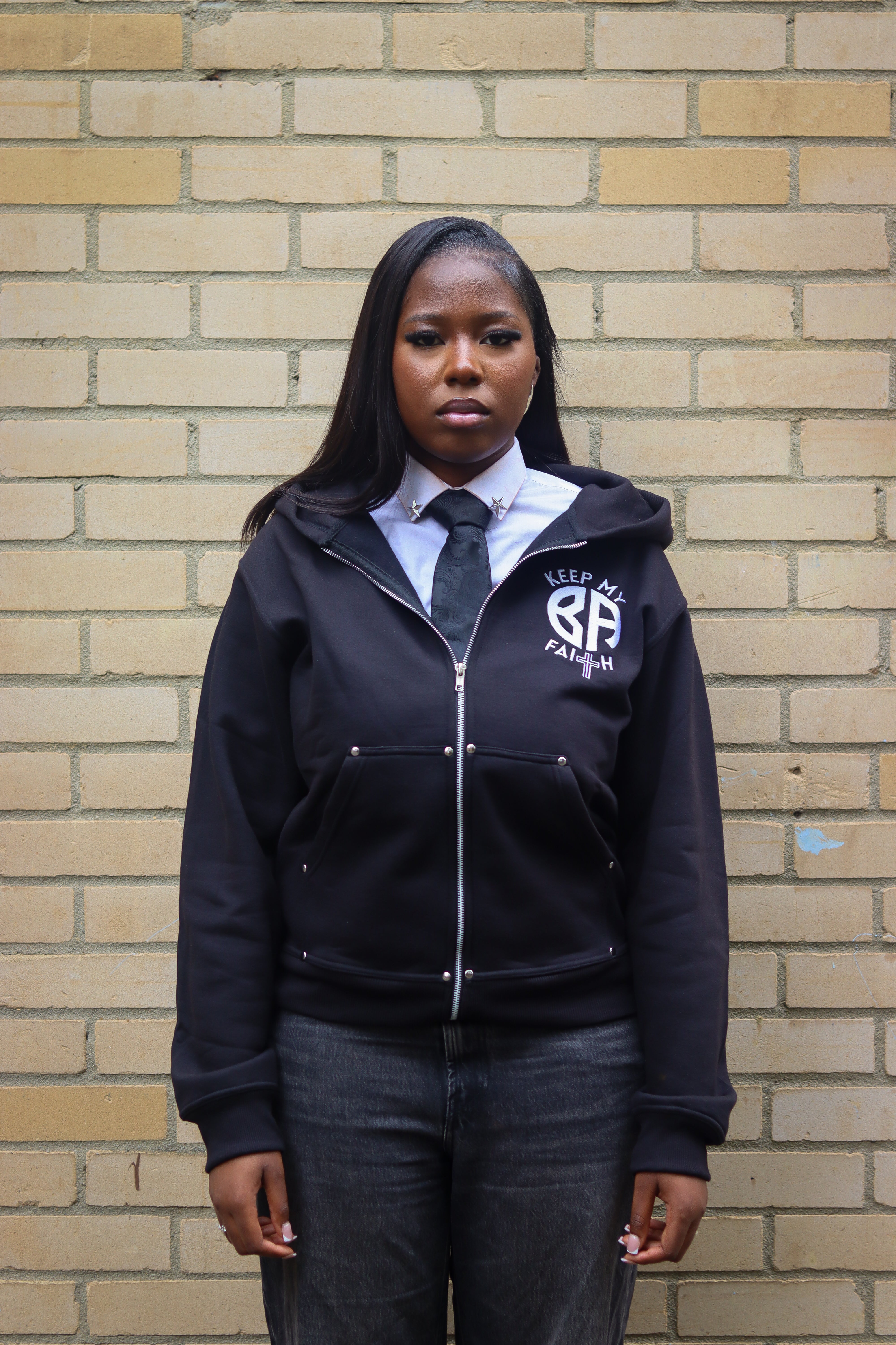 Y.SHADEY x B.A ‘Keep My Faith’ Hoodie